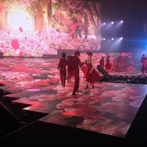 Versatile Stage Ground LED Screens HD 500x1000 P4.81 Indoor Stage Background LED TV Studio Screen