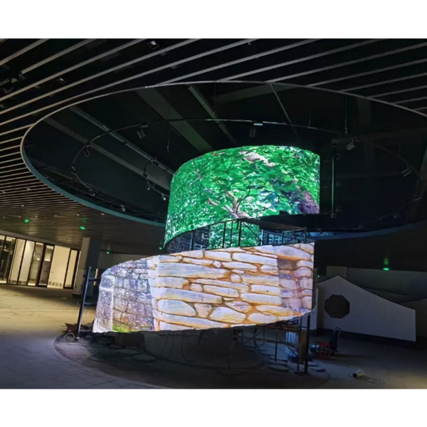 P2 P2.5mm 360 Degree Indoor Cylindrical LED Display Wall Panel