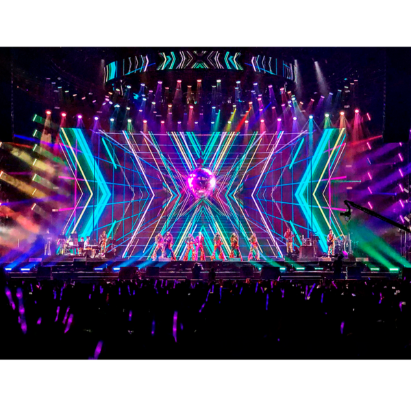 500 X 500mm P3.91 Indoor Rental HD Movable LED Video Wall