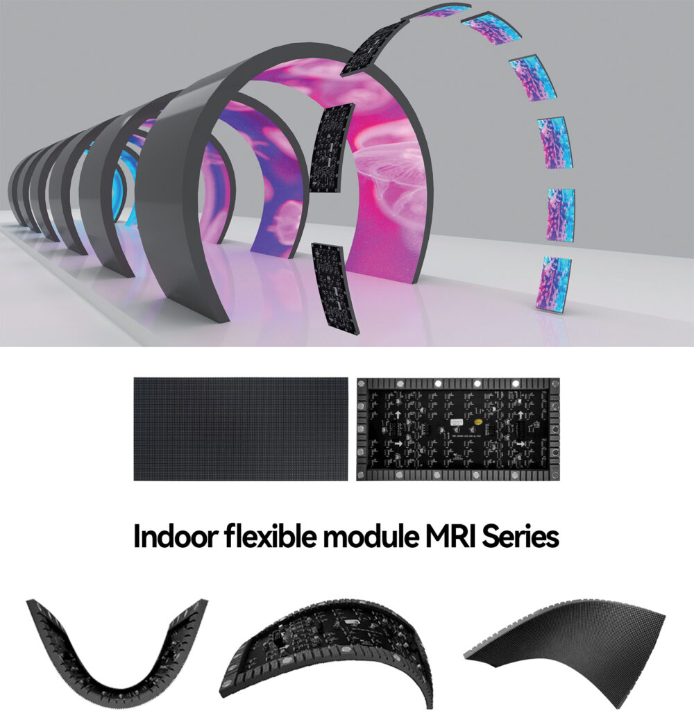 Cylindrical LED Screens