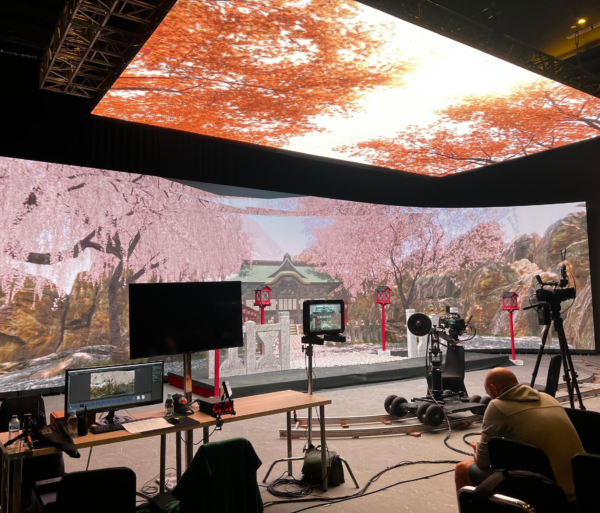 P1.56mm Indoor Studio 360 Degree Soft LED Rollable Wall Display