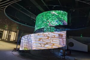 cylindrical LED screens