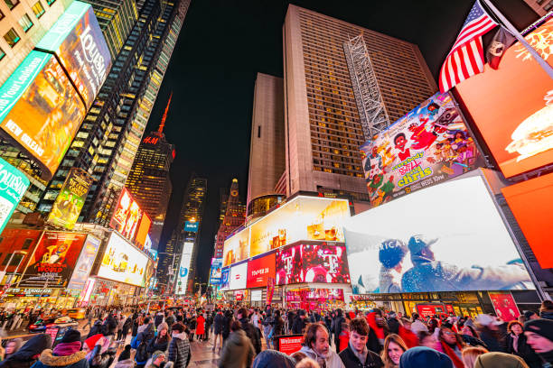 holiday-themed LED advertising displays