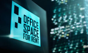LED Display - Office space for rent signage